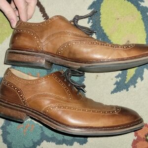 Cole Haan Men's Tan Leather Oxford Shoes
